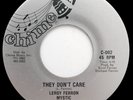 Leroy Ferron (of More Relation) THEY DON'T CARE Rare ROOTS 45 LISTEN