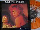 MYLENE FARMER 33T SPLATTER ORANGE 