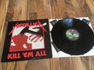 METALLICA KILL' EM ALL LP VINYL 1989 DMM REISSUE VG(+)