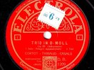 Cortot; Thibaud; Casals. Schumann (Piano trio op. 63) Elec DB 1209.12 (4). NM(-)