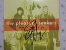 THE PLEASURE SEEKERS - WHAT A WAY TO DIE SINGLE SIGNED BY SUZI QUATRO