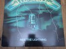 Metallica Ride The Lightning vinyl (French FIRST PRESSING Green Tint Sleeve)