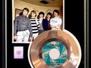 THE ROLLING STONES SATISFACTION GOLD RECORD  W-PRINTED SIGNED AUTOGRAPHS RARE