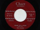 Doo-Wop R&B 45 - Charms - Heart Of A Rose - Chart