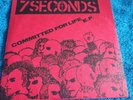 7 Seconds - Committed For Life E.P. 1983 1st Pressing Hardcore Punk Vinyl