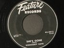 SCHOOLBOY CLEVE: she's gone / strange letter blues FEATURE 7