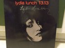 lydia lunch lp red vinyl 13 13 signed italy pressing