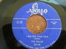 The Cellos, I Beg For Your Love, Apollo # 524, vg++, Original