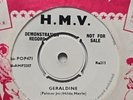 Fabulous Swingtones - Geraldine - 1957 Rock & Roll - UK HMV promo - POP 471