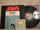 SOUNDTRACK LP JAWS RARE WITH IRON ON PATCH 1975 ORIGINAL