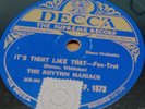 RARE: THE RHYTHM MANIACS = It's Tight Like That, JAZZ Decca 78rpm F.1573  1929 E