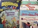 Walt Disney's Book & Record 8 Records Sleeping Beauty, 101 Dalmatians, Pooh