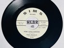Hot Rockabilly Country Bop 45 TONY DOUGLAS Pore Little Darling /Empty SIMS dj EX