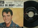 Elvis Presley -  It Feels So Right / Easy Question - RARER ASK PS + USA 45 rpm