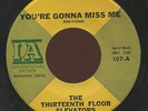 HEAR- Rare Garage 45- The 13th Floor Elevators- You're Gonna Miss Me - IA # 107