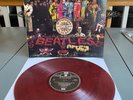 BEATLES SGT PEPPERS LONELY HEARTS CLUB RED VINYL LP IMPORT PARLOPHONE EMI NM