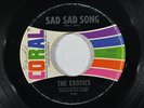 HEAR The Exotics Sad Sad Song / Let's Get Together CORAL 62399 R&B POPCORN SOUL