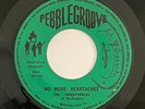 THE SANDPEBBLES - NO MORE HEARTACHES / RARE REGGAE BARBADOS 45 / PEBBLE GROOVE