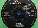 THE BEATLES    IF I FELL    SUPER RARE 1964 EXPORT SINGLE DP562    LOOK