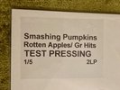 Smashing Pumpkins -Rotten Apples -2 LP Vinyl Record - TEST PRESSING- 1/5