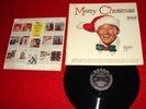 Scarce NM 1955 Bing Crosby Merry Christmas LP Decca DL 8128 / 1st Pressing Label