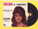 DALIDA SP pressage IRAN très rare EX 4155 EL CORDOBES / face B ADAMO