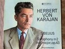 Sibelius: Symphony No. 2 - Karajan Columbia SAX 2379 ED1 B/S