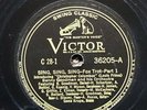 BENNY GOODMAN SING, SING, SING 12” 78 RPM VICTOR 36205 E
