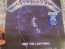 Metallica - Ride The Lightning Blue Splatter Limited Edition Vinyl 40th In Hand