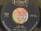 HEAR Wee Willie Harris 45 I Go Ape / Trouble In Mind rockabilly rocker teen