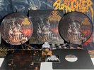 NUNSLAUGHTER Red Is The Color Of Ripping Death LP Pic Vinyl with Mat Flag Patch