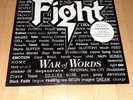FIGHT (ROB HALFORD) - WAR OF WORDS  1993 Judas Priest Erstpressung EMI RARITÄT