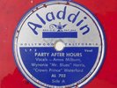 PARTY AFTER HOURS Amos Milburn and others ALADDIN RED VINYL 10