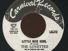 HEAR - Rare Northern Soul 45 - The Lovettes - Little Miss Soul - Carnival # 518