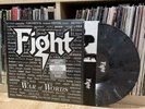 FIGHT - War Of Words  GRAY, BLACK & WHITE MARBLE VINYL LP ROB HALFORD NM-