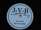 Baby Boy Warren Detroit Blues 78 Sanafee bw Hello Stranger on JVB