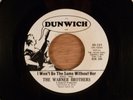 The Warner Brothers  I Won't Be The Same Without Her/Lonely I Promo RARE  Garage
