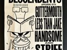 DESCENDENTS GUTTERMOUTH LESS THAN JAKE STRIFE Original 1997 Concert Flyer Punk