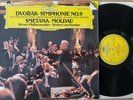 Dvorak Symphony No.9 Smetana Moldau Karajan Vinyl LP 1985 German DGG 415 509-1