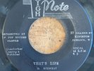 DELANO STEWART - THAT'S LIFE / TELL ME BABY 45 1968 JAMAICAN HIGH NOTE HEAR IT
