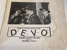 Devo - Sing if you're glad to be -Live Vinyl Record LP