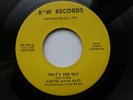 KEETIE AND THE KATS 45 'THAT'S THE WAY' USA K-W WILD 1959 INDIANA ROCKABILLY M-