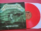 2016 Metallica Ride The Lightning LP France Red Vinyl Bernett Records SB 18026