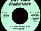 THE DAY-TONS I've Got To Tell You About It 45 Day-Tons Rare 1970s DC Sweet Soul