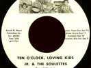 JR & THE SOULETTES Ten O'Clock Loving Kids 45 HMM Rare 1974 OKC Outsider Soul