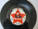 THE RUTS....IN A RUT....1ST PRESS....RARE WHITE ON BLACK RING