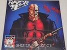 Razor Shotgun Justice Red White Blue Splatter Vinyl LP Record new