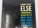 CANNONBALL ADDERLEY Somethin Else MONO LP 1958 Blue Note BLP 1595 RVG EAR DG 1ST