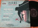 EMMA BOYNET-FAURE PIANO MUSI  Barcarolles LP VOX PL 6910 ED1 RARE 1951 VG