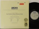 Archive red stereo Fournier Bach solo cello suites #3 & #4 198 187 gatefold